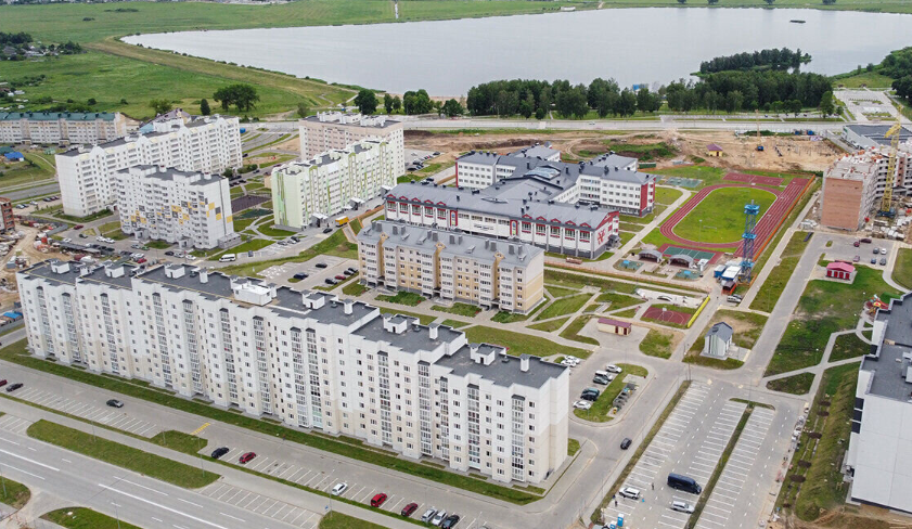 строительство нового района в смолевичах